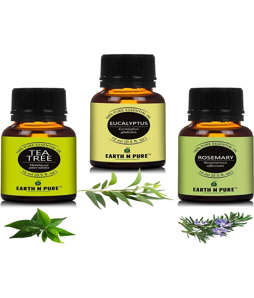 Earth N Pure - Tea Tree Essential Oil 15 mL ( Pack of 3 )