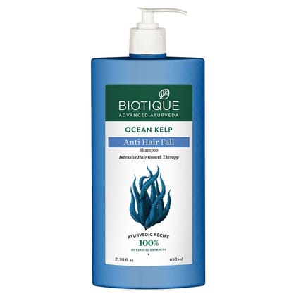 Biotique Ocean Kelp Anti Hair Fall Shampoo 650ml Biotique Ocean Kelp Anti Hair Fall Shampoo 650ml