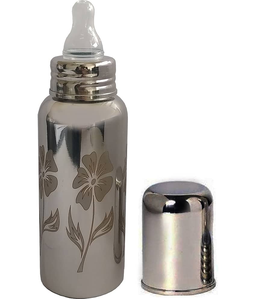 erum - 250 Silver Feeding Bottle ( Pack of 1 )