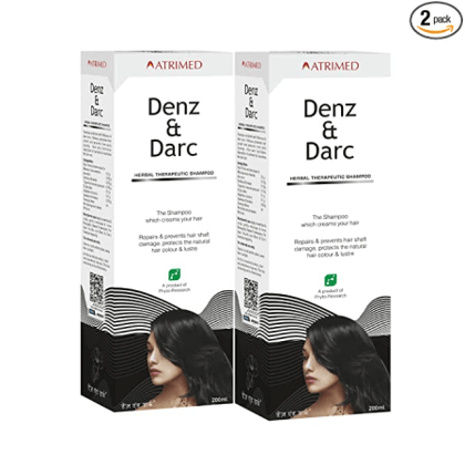 Atrimed Denz & Darc (Pack of 2) 400 ml - Herbal Therapeutic Shampoo