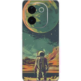 Yug Emporium Back Skin Wrap For IQOO Z9s Pro 5G Premium Quality Full Coverage (Planet Man) (Back Cover Multicolor)