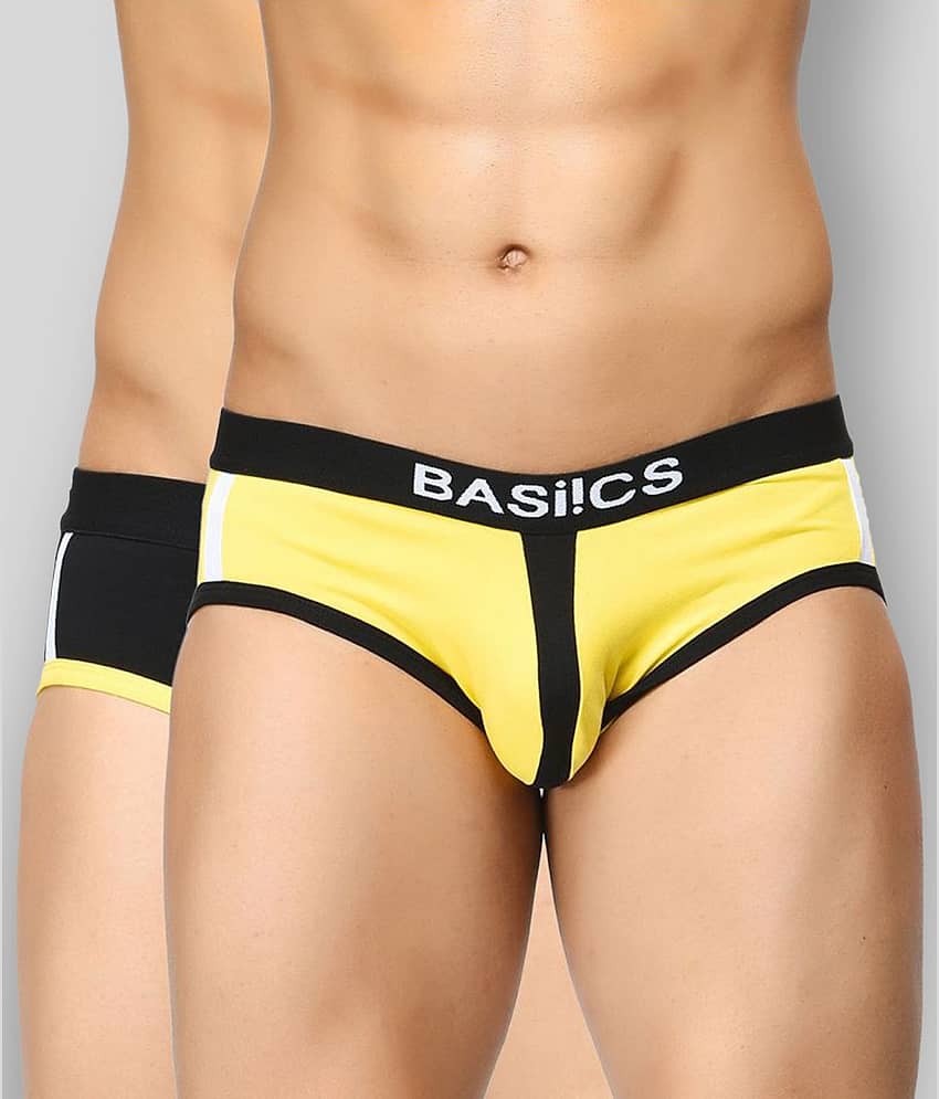 BASIICS By La Intimo Pack of 2 Cotton Trunks For Men's ( Multicolor )