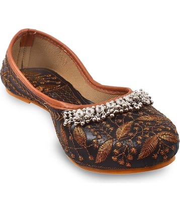 rajeraj Black Women's Juttis