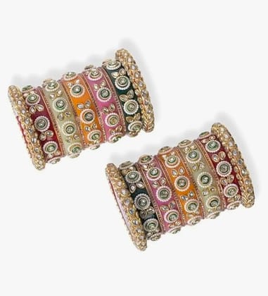 Goldplated Chunky Statement Bangles Set Goldplated Chunky Statement Bangles Set