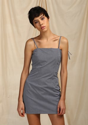 Madeline Dress (Mini length)-Black / XS