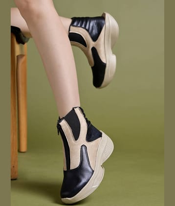 Stylestry Black Women's Ankle Length Boots