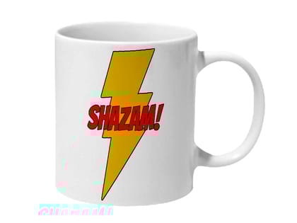 Multicolor Shazam Ceramic Mug