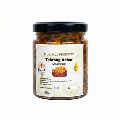 Tebrong Achar (Jackfruit Pickle) - 200 gm - 200 gm - One glass jar