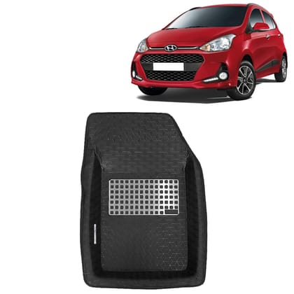 Kingsway Accessories Premium 4.5D Car Floor Mats Only Compatible with Maruti Suzuki Vitara Brezza (Year 2016 to 2019), Set 3 Pcs, 100% Waterproof Tray Shape PVC Foot Mats | Black | 1 Year Warranty Kingsway Accessories Premium 4.5D Car Floor Mats Only Com