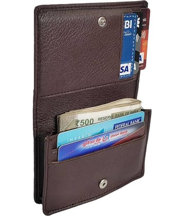 RAGE GAZE Brown PU Men's Short Wallet ( Pack of 1 )