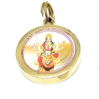Ashtadhatu Maa Durga Beesa Yantra Locket With Mantra In Small Size For Solve All Your Problems In Your Life