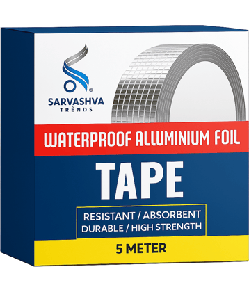 Leakage Repair Waterproof Tape for Pipe Leakage Roof Water Leakage Solution (5 Meter), Waterproof Leakage Repair Adhesive Aluminium Foil Butyl Tape for Pipe Roof, roof leakage tape, Adhesive Tape, Leakage Repair Tape, Waterproof Leakage Repair tape