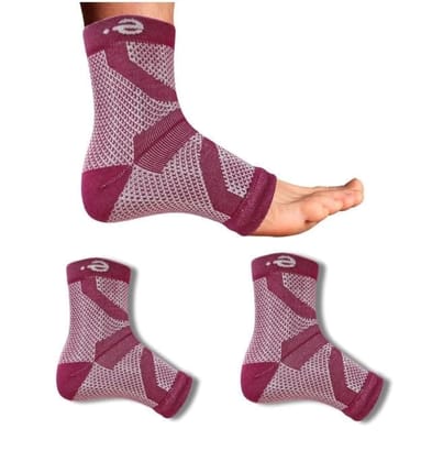 3_Pair Set Unisex Casual Cotton Printed Ankle Length Support Socks (Multicolor)-PID63418