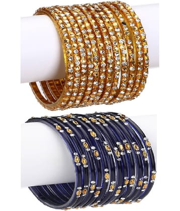 Somil Designer Wedding Fancy Glass Bangle Set For Party, Marriage, Function And Daily Use