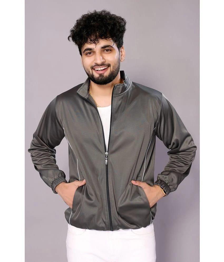 Estro Polyester Mens Casual Jacket - Grey ( Pack of 1 ) - None
