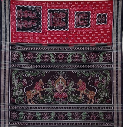 NARTAKI DESIGN SAMBALPURI COTTON SAREE NARTAKI DESIGN SAMBALPURI COTTON SAREE