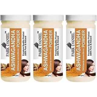 PARK DANIEL Premium Ashwagandha Powder- For Skin Care Combo Pack 3 bottles of 100 gms(300 gms) (300 g)