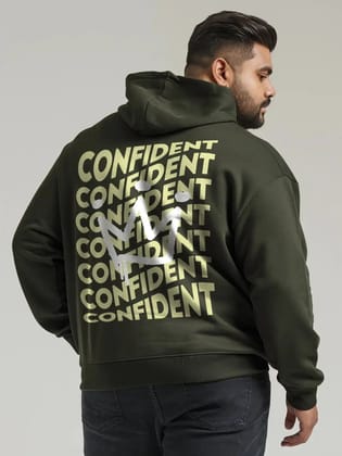 || CONFIDENT || PLUS SIZE ||-Large / Military Green
