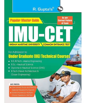 Indian Maritime University (IMU) – Common Entrance Test Guide (For UG Technical Courses)