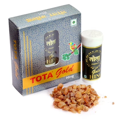 Tota Gold Premium 100% Pure and Strong Hing Granules | Gluten Free Heeng Asafoetida || Pure Gold Hing-7 Gram