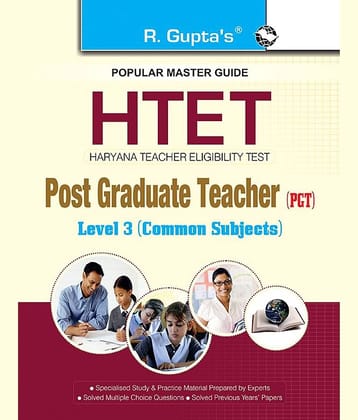 HTET (PGT) Post Graduate Teacher Common Subjects (Level 3) Exam Guide