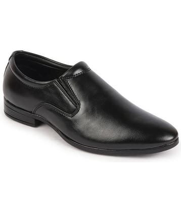 Fausto Black Men's Slip On Formal Shoes
