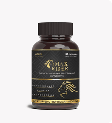 Max Rider - Natural Stamina Booster, 60 Tablets with Oil (Combo)