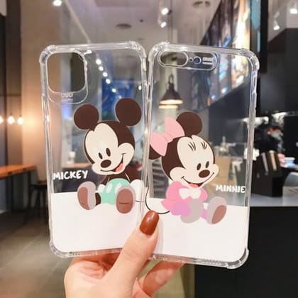 Disney Cartoon White Custom Slim Soft Cases-Brown Bear