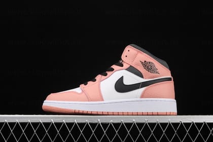 WMNS Air Jordan 1 AJ1 Mid - Pink Quartz-Euro 36