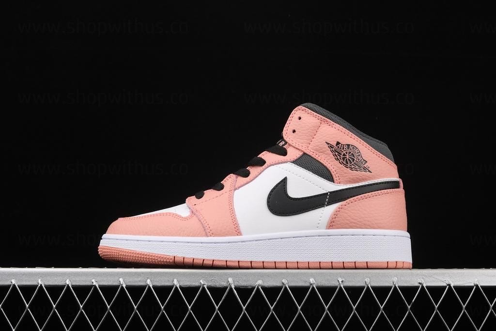 WMNS Air Jordan 1 AJ1 Mid - Pink Quartz-Euro 36