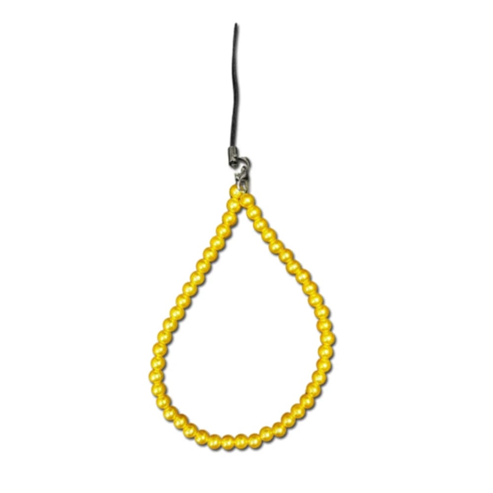 Gold Pearl - Round Phone Charm