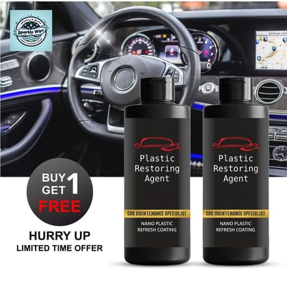 Decent Plastic Revitalizing Coating Agent for Car 100ml (Pack of 2)