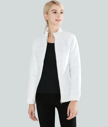 PP Kurtis - Polyester White Jackets