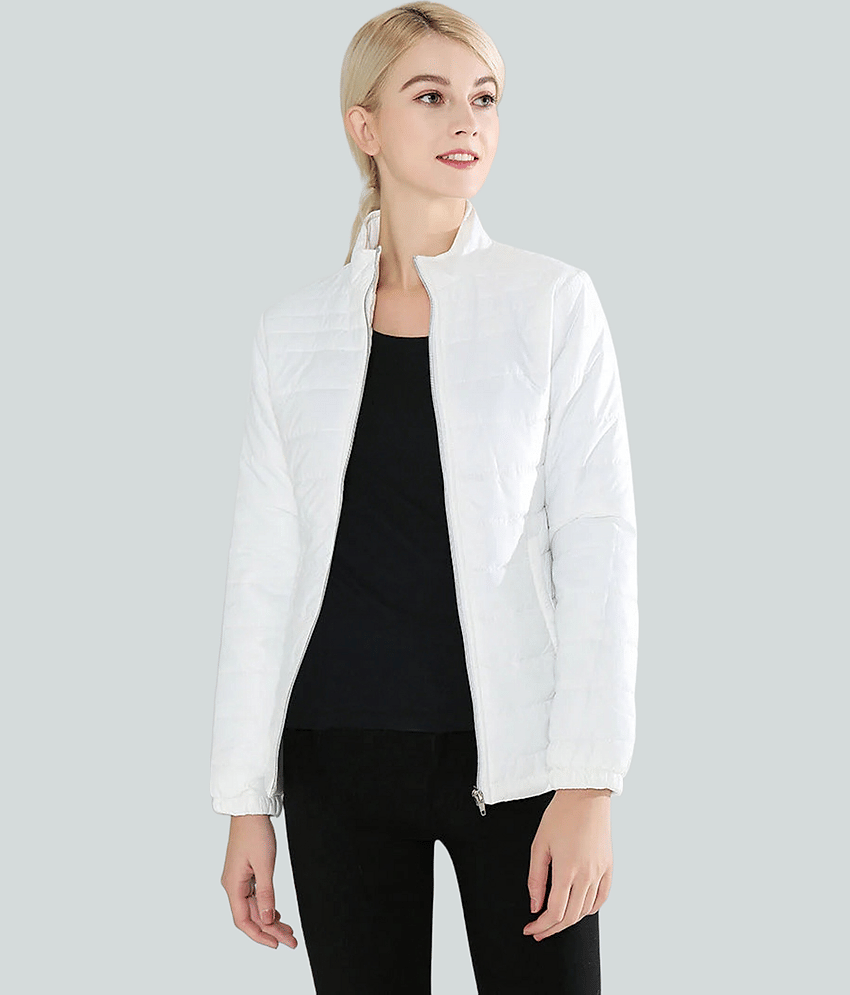 PP Kurtis - Polyester White Jackets