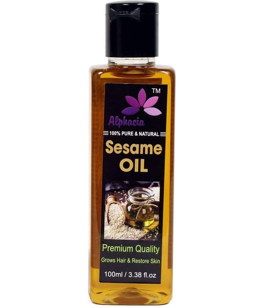 Alphacia 100% Pure & Natural Sesame Oil Hair Oil 100 ml