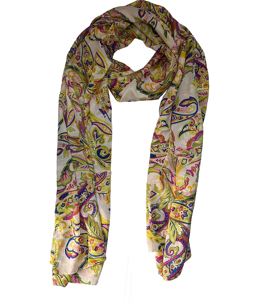 Yash Gallery Multicoloured Chiffon Women's Dupatta - ( Pack of 1 )