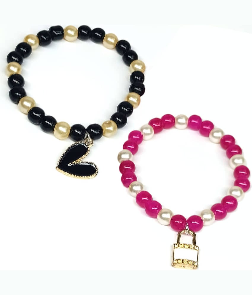 DAIVYA WELLNESS - Multicolor Bracelet ( Pack of 2 )