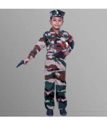 lucky h star garments - Multicolor Cotton Blend Boys Costume ( Pack of 1 ) - None