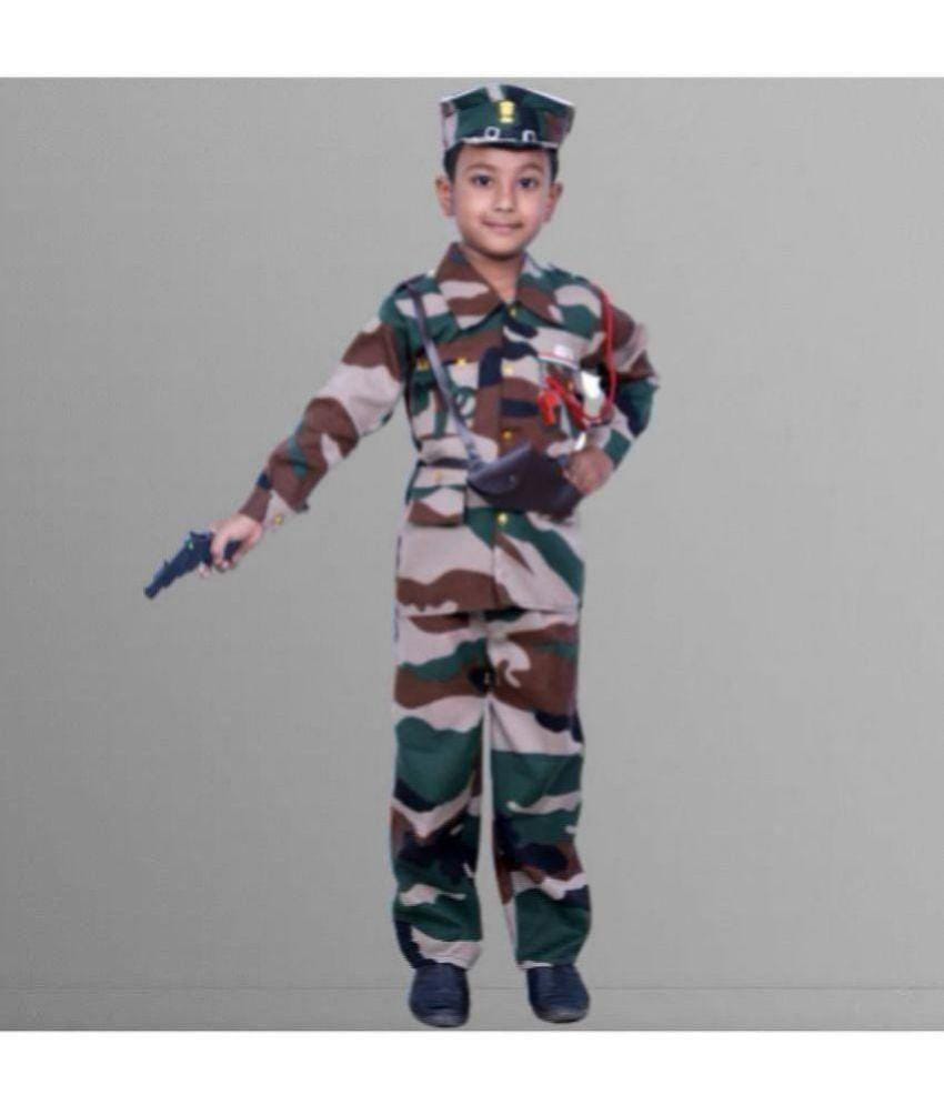 lucky h star garments - Multicolor Cotton Blend Boys Costume ( Pack of 1 ) - None