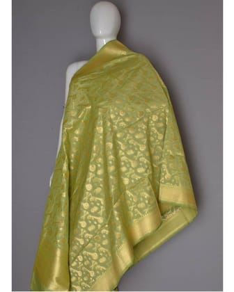 BANARASI OLIVE GREEN COLOUR DUPATTA-BNS18