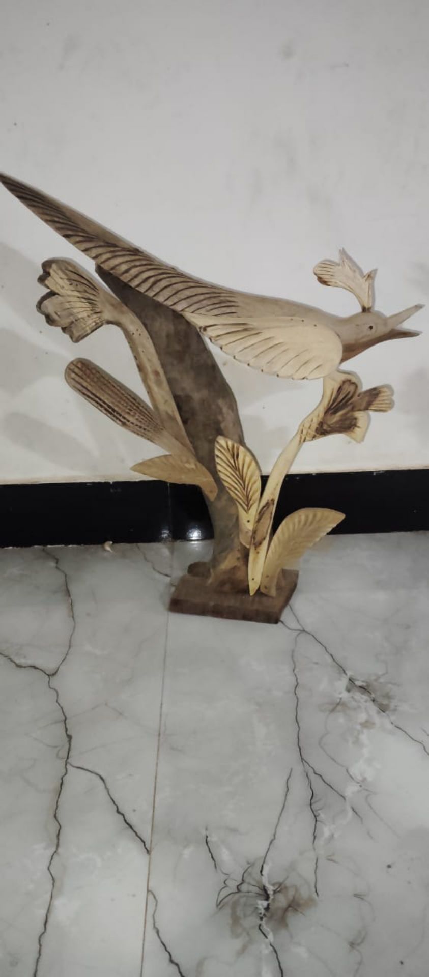 Wooden Peacock