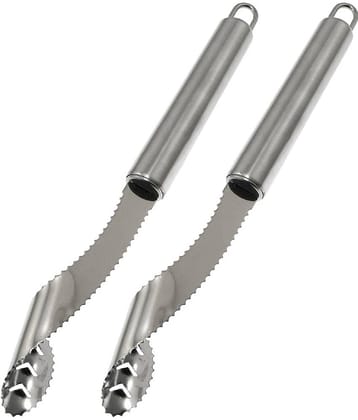 GKBOSS Silver Stainless Steel Vegetable Peeler ( Pack of 2 )
