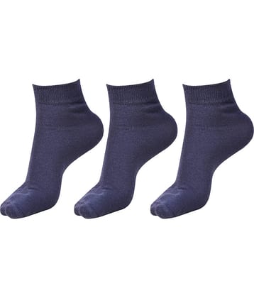 Dollar - Navy Cotton Boy's School Socks ( Pack of 3 )