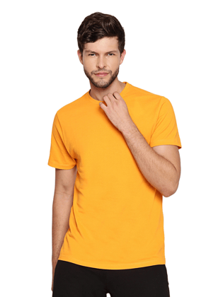 Mens Premium Cotton Half Sleeve Crew Neck T-Shirts-M