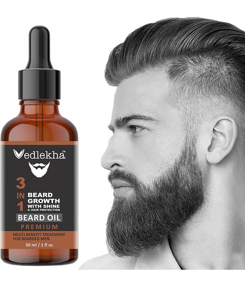 Vedlekha New 3 IN 1 Beard Oil For Growth 30 ml