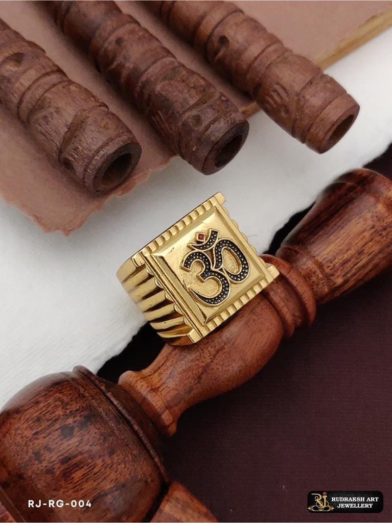 Exclusive Om Design Ring for Men RG-004-20