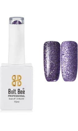 BOLT BEE 15ML Gel Nail Polish 1Pc Clear Pink Glitter Nail Polish Soak Off UV LED Nail Gel Polish Nail Art Starter Manicure Salon DIY at Home, 0.5 OZ (1) (77) BOLT BEE 15ML Gel Nail Polish 1Pc Clear Pink Glitter Nail Polish Soak Off UV LED Nail Gel Polish