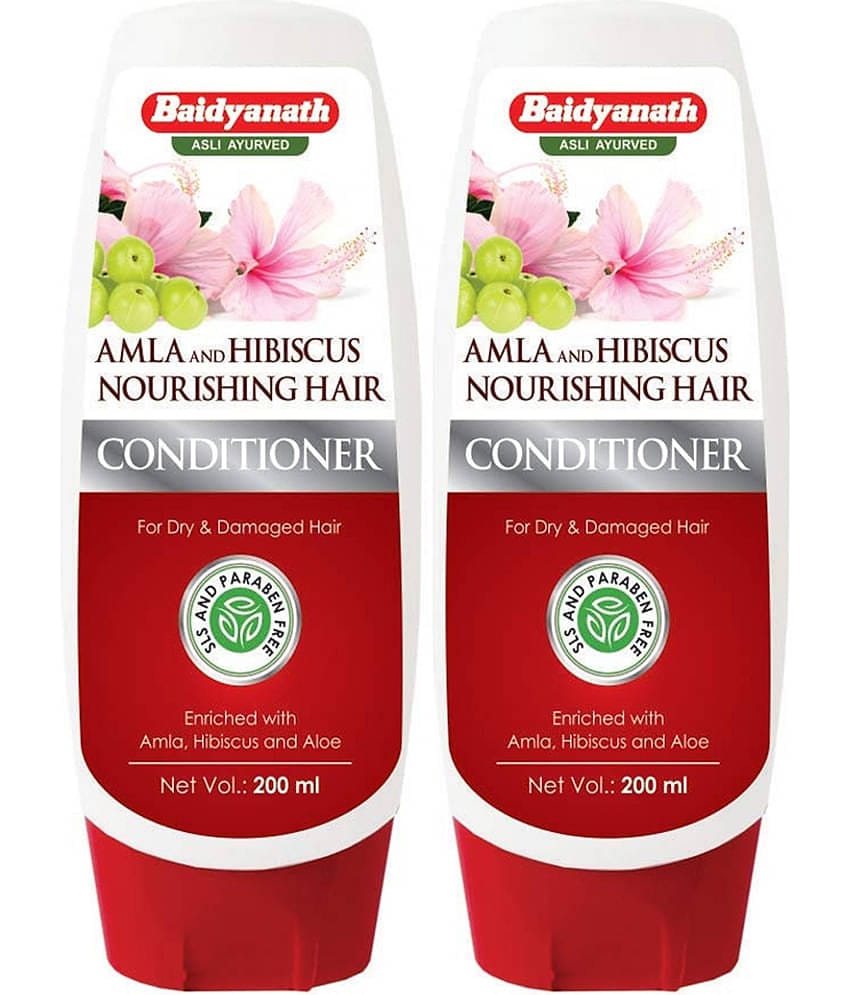 Baidyanath Amla & Hibiscus Hair Conditioner Liquid 200 Ml Pack of 2