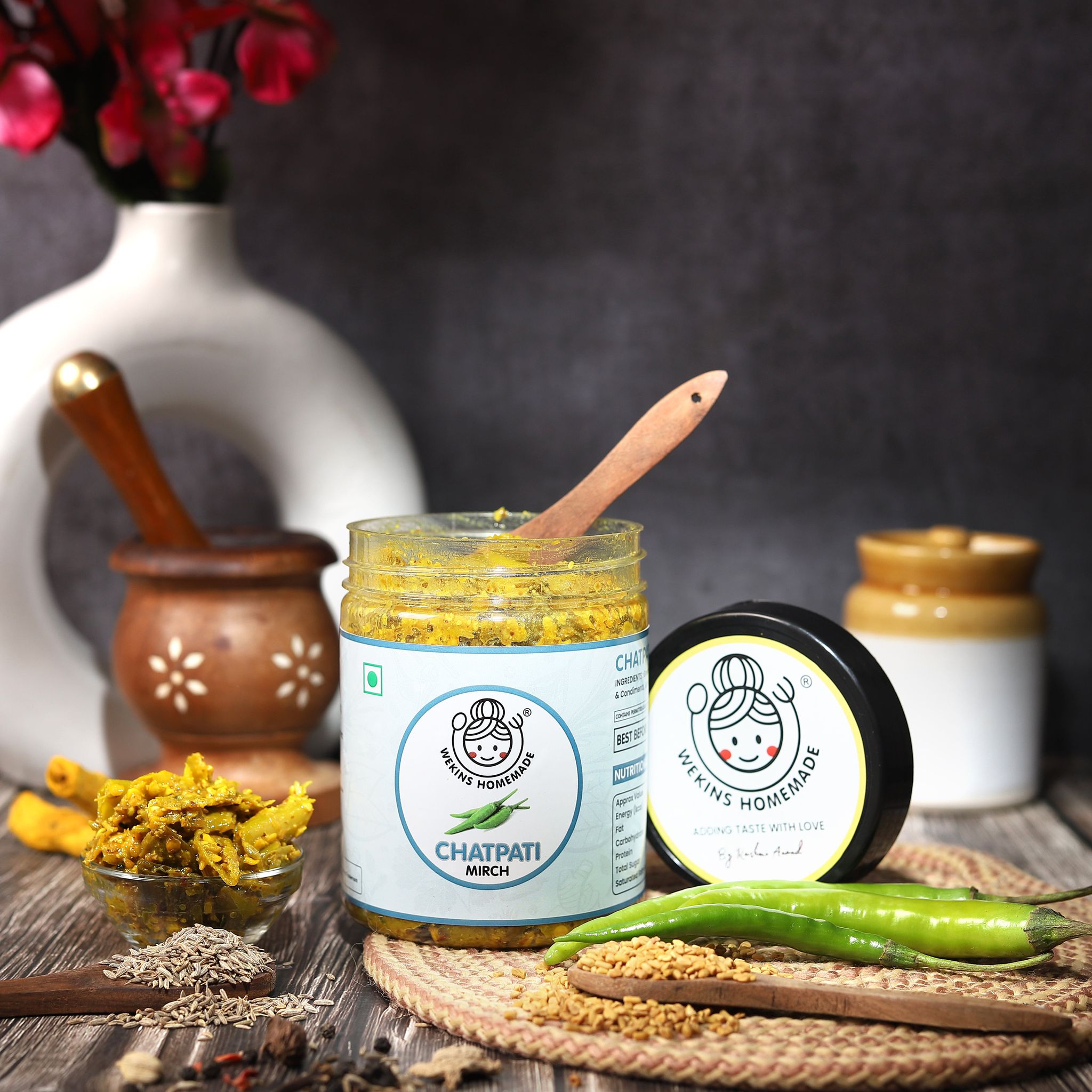 Chatpati Mirch Achaar (Green Chilly Pickle)-250 GM