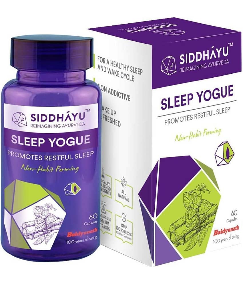 Baidyanath Sleep Yogu And Winostress Capsule 60 No.S Pack of 2